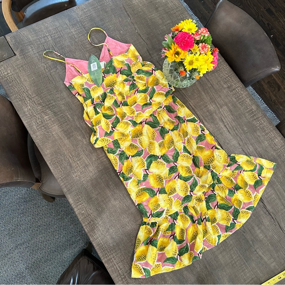Farm Rio Lemon Print Top - Picture 11 of 13